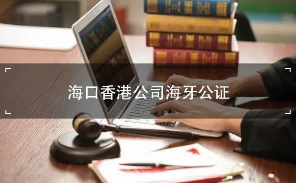 海口香港公司海牙公证：为企业国际化提供法律保障
