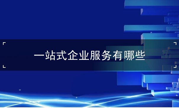 企业服务有哪些