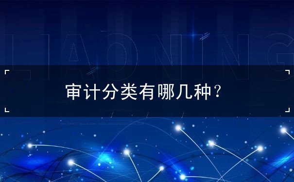 审计分类有哪几种 审计分类有哪几种