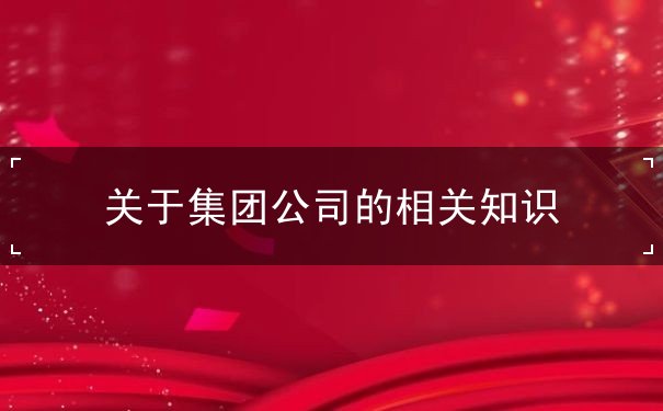 集团公司 集团公司