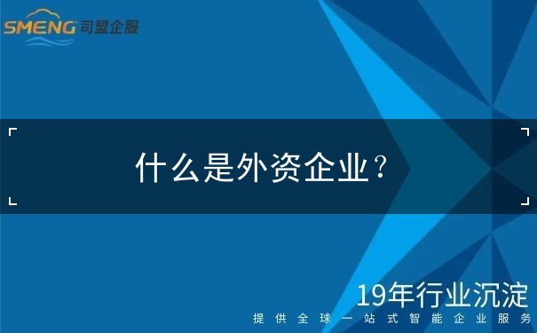 什么是外资企业 什么是外资企业