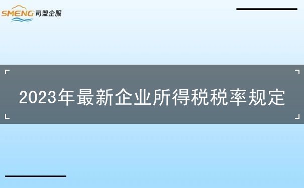 企业所得税税率 企业所得税税率