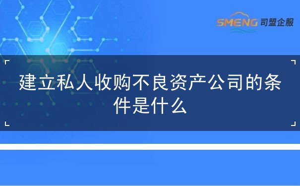 私人收购不良资产公司 私人收购不良资产公司