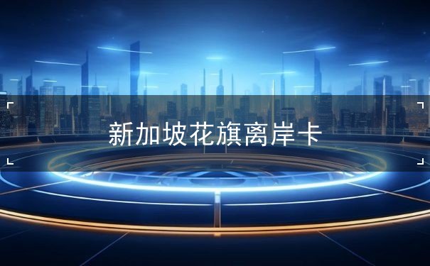 新加坡花旗离岸卡 新加坡花旗离岸卡