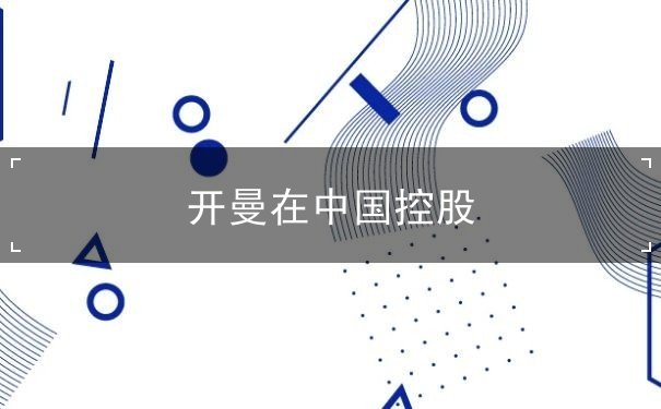 开曼在中国控股 开曼在中国控股