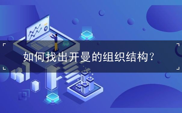 如何找出开曼的组织结构? 如何找出开曼的组织结构?