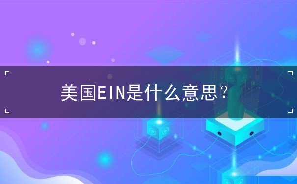 美国EIN是什么意思？