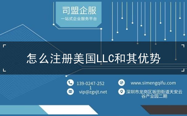 怎么注册美国LLC和其优势