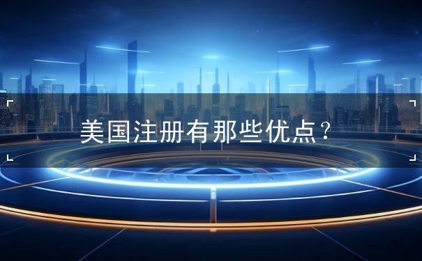 美国注册有那些优点？