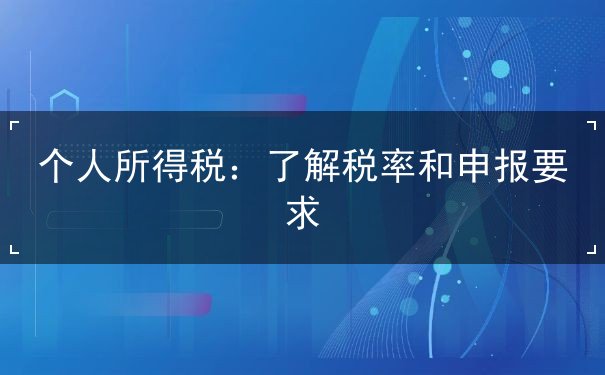 个人所得税 个人所得税