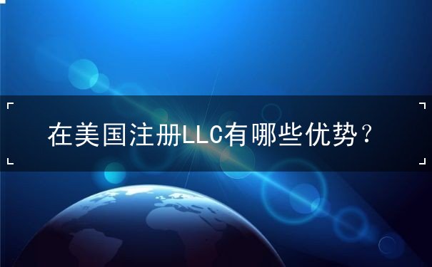 在美国注册LLC有哪些优势 在美国注册LLC有哪些优势