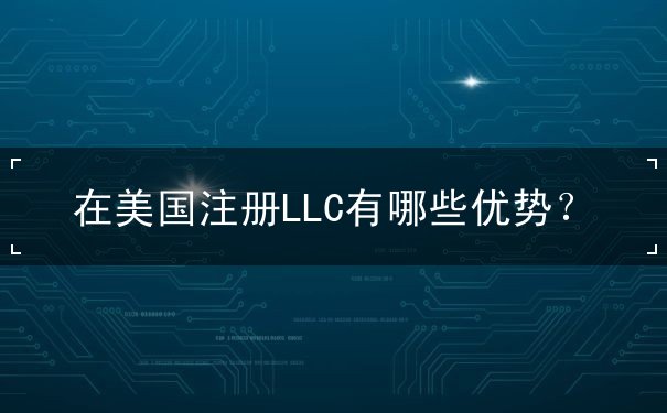 在美国注册LLC有哪些优势 在美国注册LLC有哪些优势