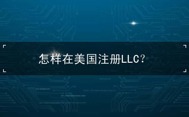怎样在美国注册LLC