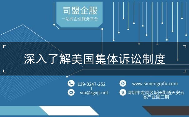 深入了解美国集体诉讼制度