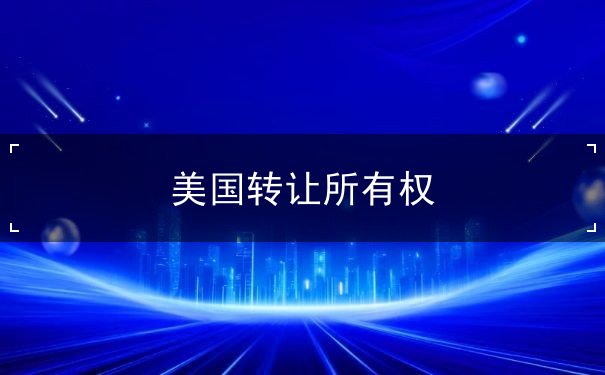 美国转让所有权