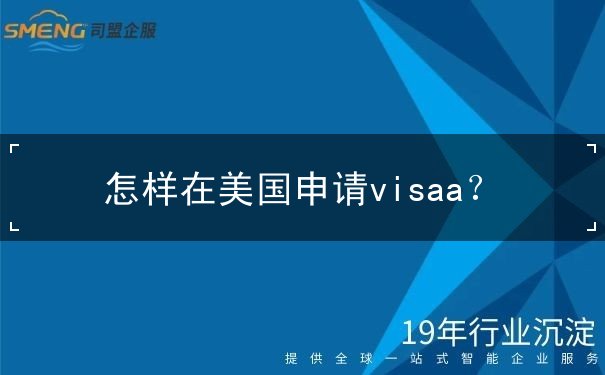 怎样在美国申请visaa 怎样在美国申请visaa